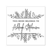 Dit boek behoort tot het Greenery Eigen Manuscript Zelfinktende Stempel (Design)