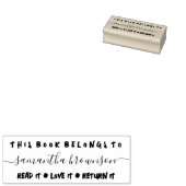 Dit boek behoort tot het lesboek rubberstempel (Gestempeld)