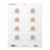 Dit boek behoort tot het regenbooglabel etiket (Full Sheet)