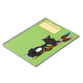 Dit boek behoort tot, Kat- en schilderpenselen, gr Notitieboek (Linkerzijde)