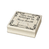 Dit boek behoort tot | Kunststempel hout Rubberstempel (Stempel)