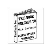 Dit boek behoort tot Rubber Stamp Rubberstempel (Afrduk)