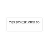 Dit boek behoort tot rubberstempel (Afrduk)