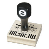 Dit boek behoort tot schattige konijntje Kinder bo Rubberstempel (Stempel)