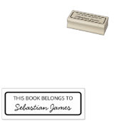 Dit boek behoort tot Signature Personalized Rubberstempel (Gestempeld)