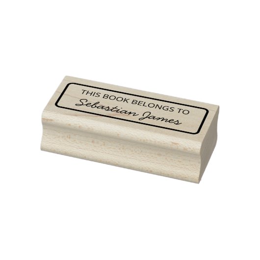 Dit boek behoort tot Signature Personalized Rubberstempel (Stempel)