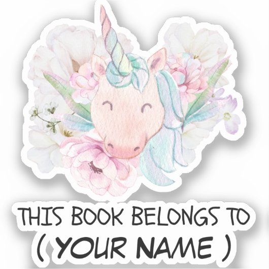 Dit boek behoort tot sticker (Voorkant)