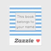 Dit boek behoort tot sticker (Vel)