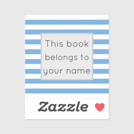 Dit boek behoort tot sticker (Vel)