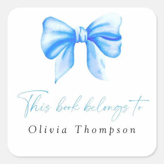 Dit boek behoort tot vierkante sticker (Voorkant)
