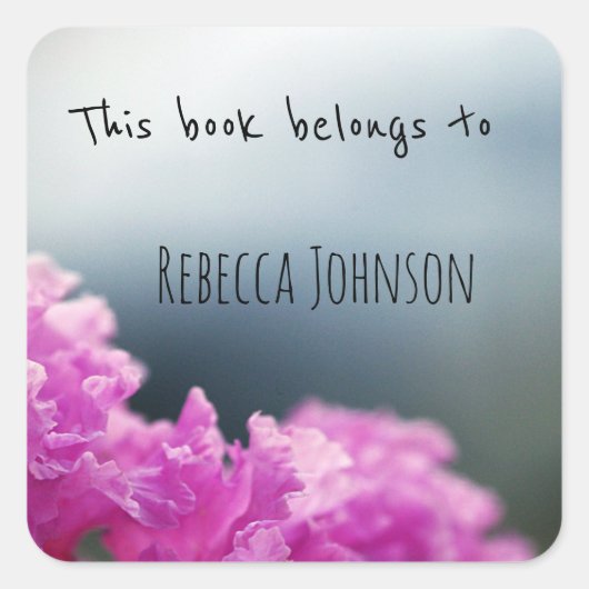 Dit boek behoort tot vierkante sticker (Voorkant)
