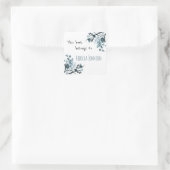 Dit boek behoort tot vierkante sticker (Tas)