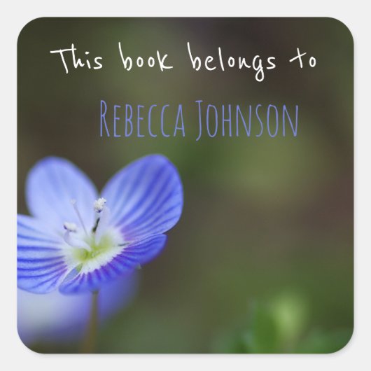 Dit boek behoort tot vierkante sticker (Voorkant)
