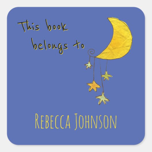 Dit boek behoort tot vierkante sticker (Voorkant)