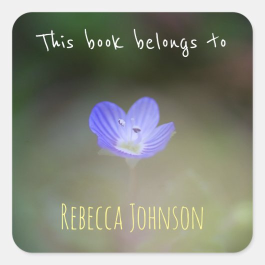 Dit boek behoort tot vierkante sticker (Voorkant)