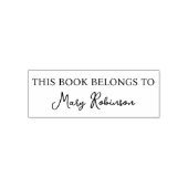 Dit boek behoort tot  zelfinktende stempel (Design)