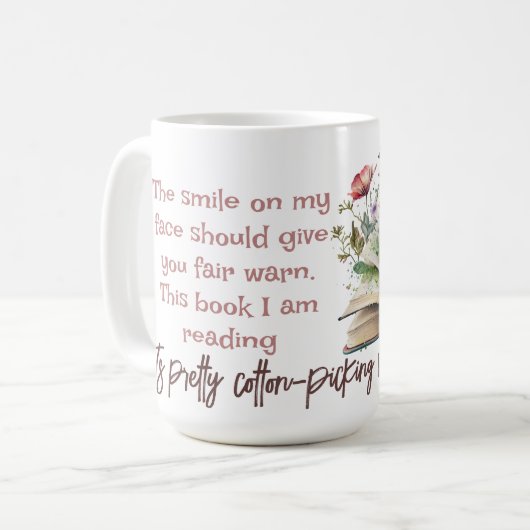 Dit boek dat ik lees Spicy Book Lover's Mok (Voorkant links)