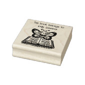 Dit boek hoort bij" Butterfly Bookplate Rubberstempel (Stempel)