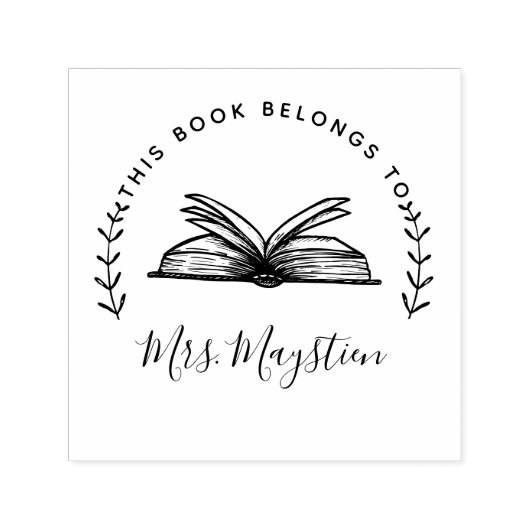 Dit boek hoort bij het boekenscript  zelfinktende stempel (Design)