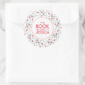 Dit boek hoort kerstboomkreeft ronde sticker (Tas)