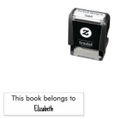 Dit boek is eigendom van en naam van de eigenaar  zelfinktende stempel (In situ)