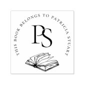 Dit boek is eigendom van gepersonaliseerde naam in  zelfinktende stempel (Design)