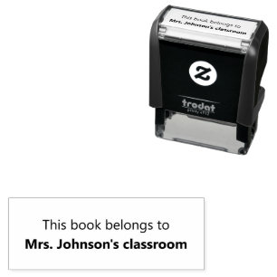 Dit boek is eigendom van leraar naam klas vet zelfinktende stempel