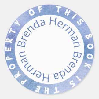 "Dit boek is eigendom van" sticker sjabloon