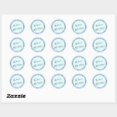 Dit boek is gepersonaliseerd ronde sticker (Vel)