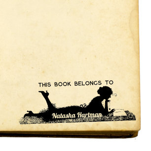Dit boek is van Aangepaste naam Chic Persoonlijk Zelfinktende Stempel