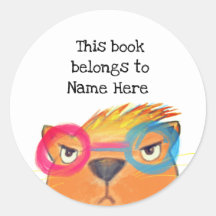 Dit boek is van Angry Super Cat Book Label