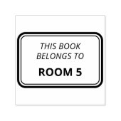 Dit boek is van | Boek Eigenaars Labeling Zelfinktende Stempel (Design)