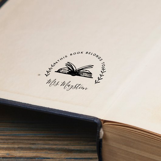 Dit boek is van Boek Script Zelfinktende Stempel