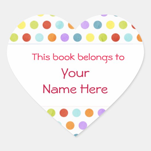 Dit boek is van Custom Sticker (Voorkant)