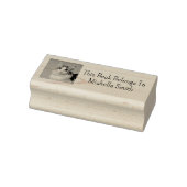 Dit boek is van, Cute Cat Personalized Rubberstempel (Stempel)