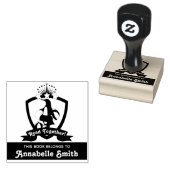 Dit boek is van Cute Penguin Kids-boekplaat Rubberstempel (Gestempeld)