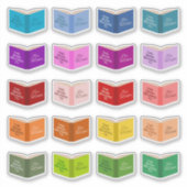 Dit boek is van de leraar Set 20 aangepaste labels (Voorkant)