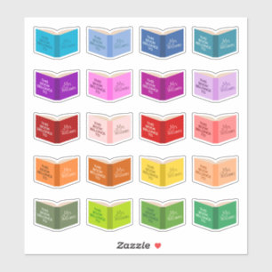Dit boek is van de leraar Set 20 aangepaste labels