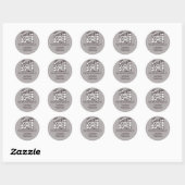 Dit boek is van gepersonaliseerd ronde sticker (Vel)