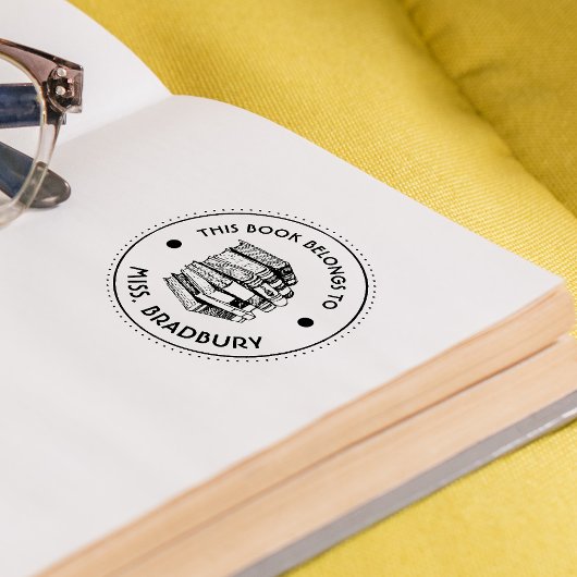 Dit boek is van Gepersonaliseerd Zelfinktende Stempel
