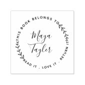 Dit boek is van Greenery Script Zelfinktende Stempel (Design)