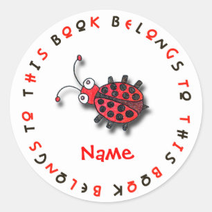 Dit boek is van... Jij! Ronde Sticker