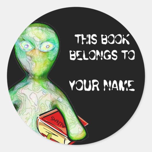 Dit boek is van jou! ronde sticker (Voorkant)