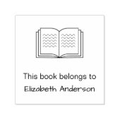 Dit boek is van Jouw naam Zelfinktende Stempel (Design)