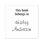 Dit boek is van Jouw naam Zelfinktende Stempel (Design)