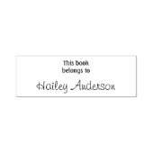 Dit boek is van Jouw naam Zelfinktende Stempel (Design)