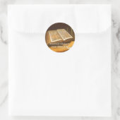 Dit boek is van ... Kunstboekexlibris Ronde Sticker (Tas)