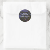Dit boek is van ... Kunstboekexlibris Ronde Sticker (Tas)