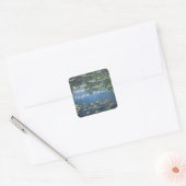 Dit boek is van ... Kunstboekexlibris Vierkante Sticker (Envelop)