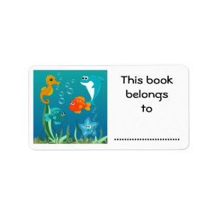 Dit boek is van, Onder de zee Etiket